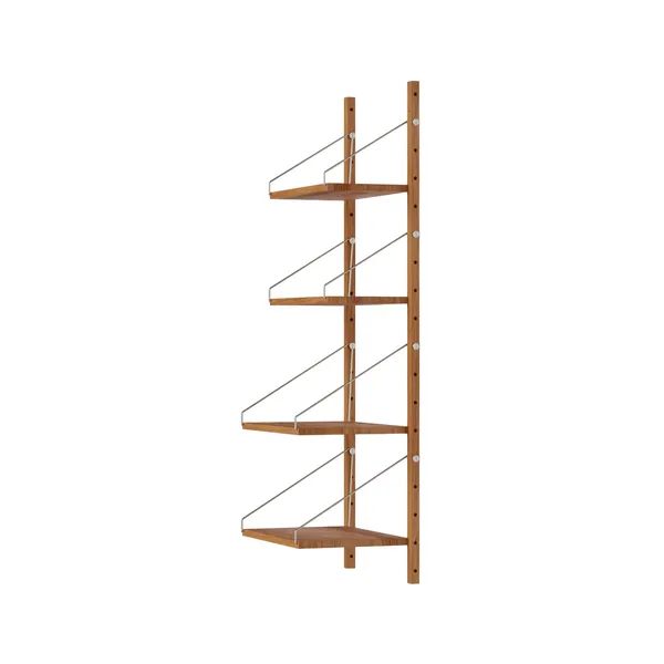 Library Hylle 114x435 cm Eik