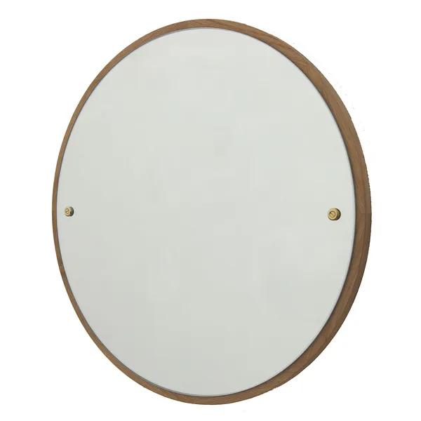 Circle Spejl L Eg/Messing