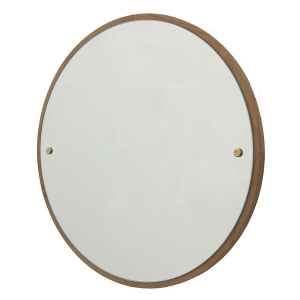 Circle Spejl L Eg/Messing