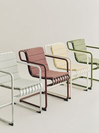 Terrazza Folding Seat Cushion 82x40 cm Olive bold stripe