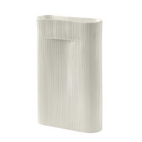 Ridge Vaasi 48 cm Luonnonvalkoinen