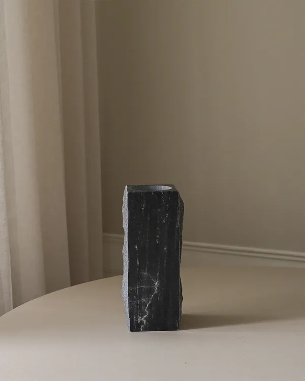 Edge Vase Medium Grey Cartier