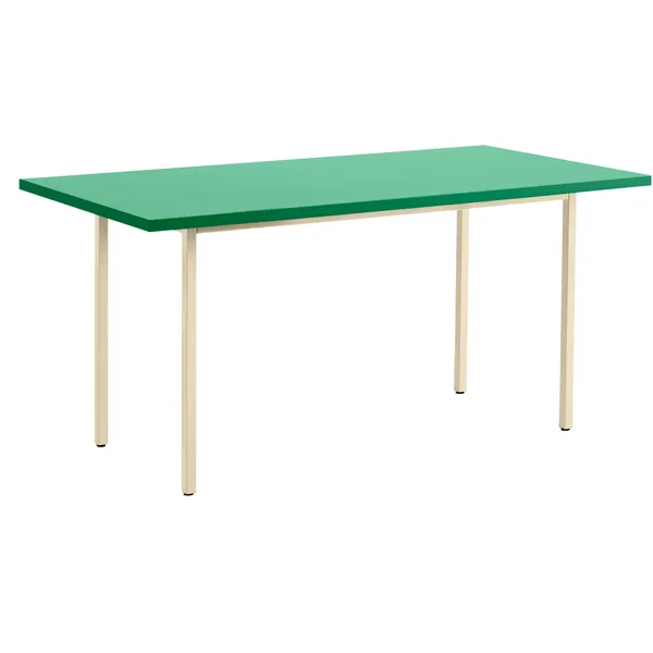 Two-Colour Bord Ivory 160x82 cm Ivory / Green Mint