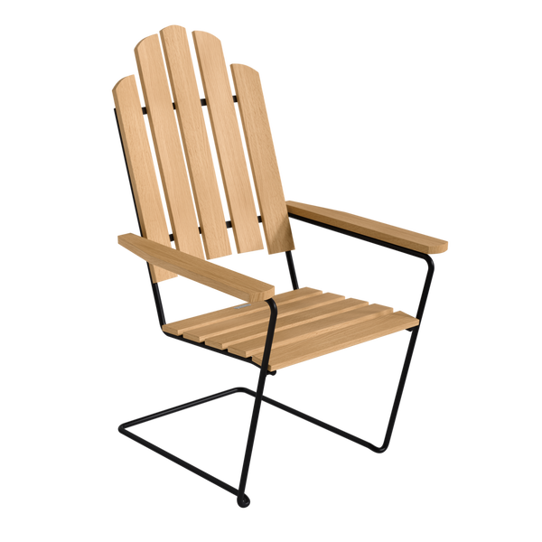 Loungestol A3 Olieret Eg / Sort