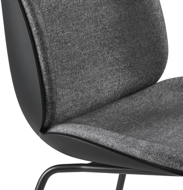 Beetle Stol Polstret Front / Konisk Fot Plain 0023