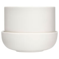Nappula Kruka Med Fat 17x13 cm Vit
