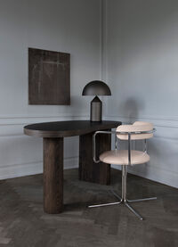 FF Svingstol Tan Skinn / Krom