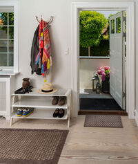 Floor Skohylla 92x35x50 cm Vit