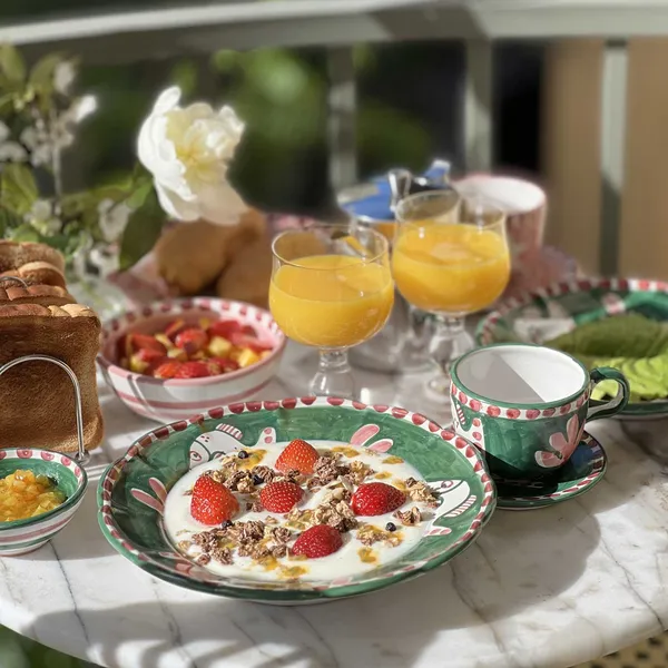 Amalfi Cappuccinokopp Med Fat Grön