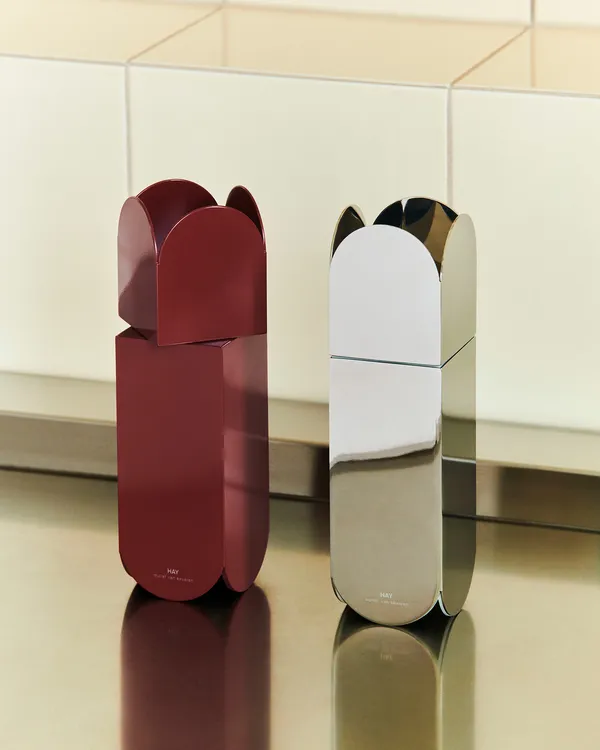 Arcs Salt & Pepper Grinder Medium Mirror