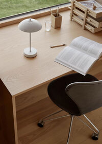 Clam Bordlampe Bærbar Hvit