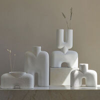 Cobra Uno Dekorativ Vase 25 cm Bubble White