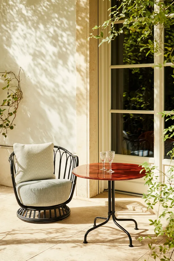 Carmel Bistro Spisebord 75 cm Rock Red