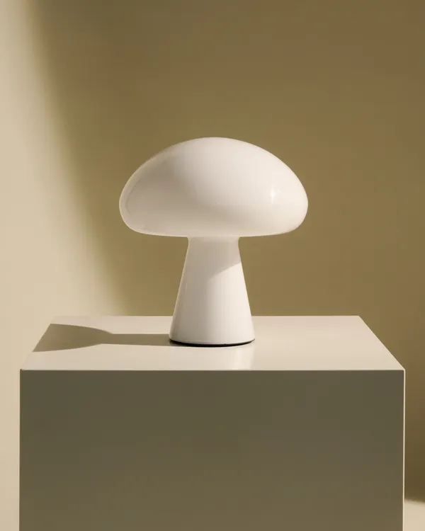 Obello Bordslampa Portabel Pearl White