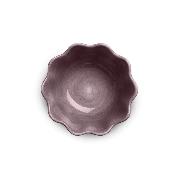 Oyster Skål 13 cm Plomme