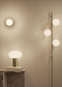 Stringball Bordlampe Messing