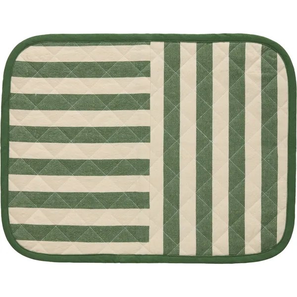 Block Stripe Tabletti 35x45 cm Vihreä