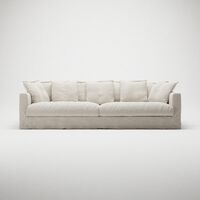 Le Grand Air 4-Sitssoffa Linne Creamy White