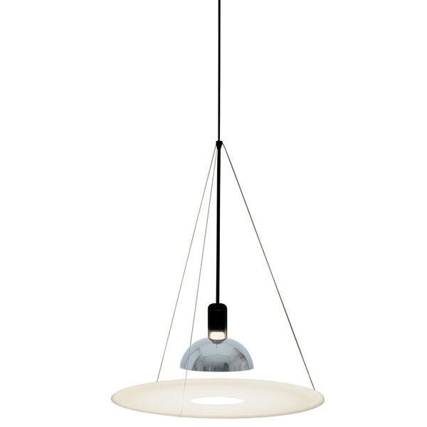 Frisbi Loftlampe Chrome