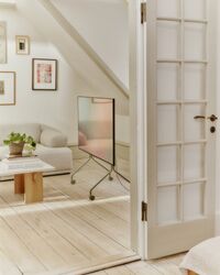 Moon Rollin' Tv Stand Mossy Green