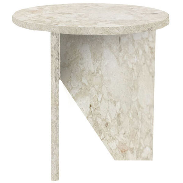 Verde Sidebord Ø40 cm Creme