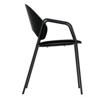 Dosina Lenestol Svart Eik / Black Leather