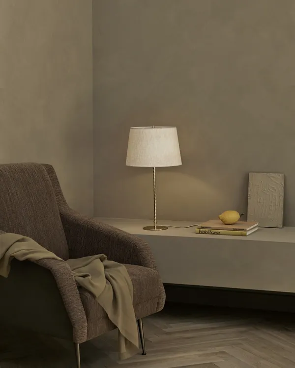 9205 Bordlampe Lerret
