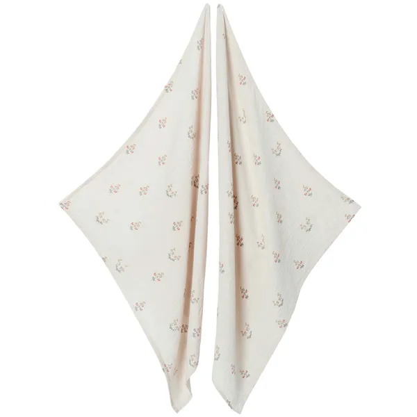 La Fraise Muslin Filt 2-pack 60x60 cm