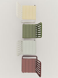 Terrazza Seat Cushion 40x40 cm Olive Bold Stripe