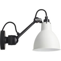 La Lampe Gras N°304 Seinävalaisin Kytkimellä Musta / Valkoinen