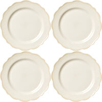 Fleur Sidetallerken 21 cm 4-pak Sand