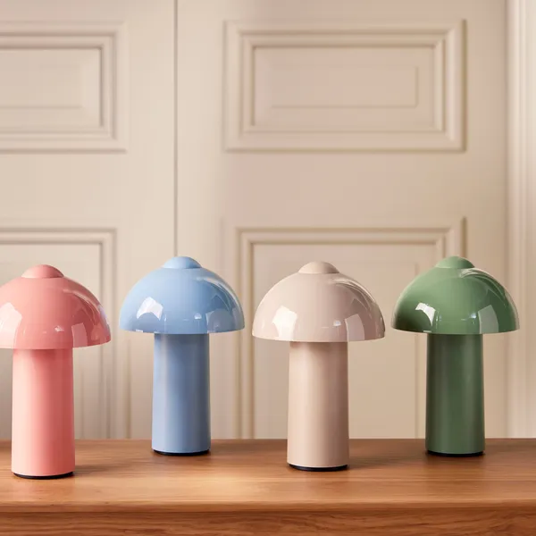 Buddy Bordlampe Bærbar Lyseblå