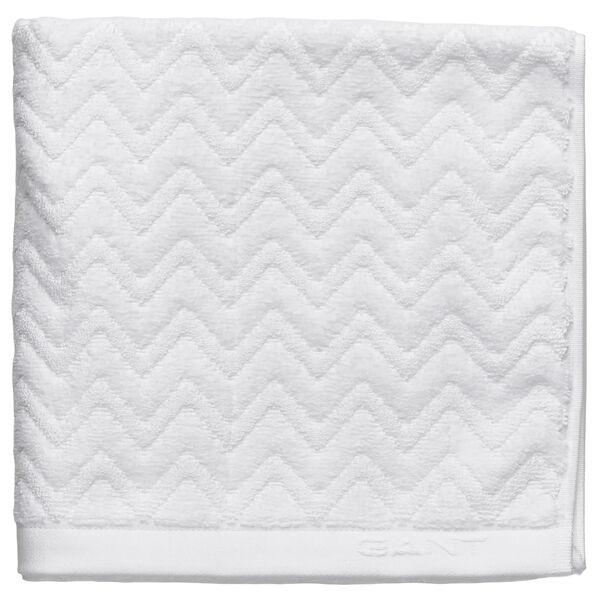 Jacquard Herringbone Badrumsmatta 60x90 cm Vit