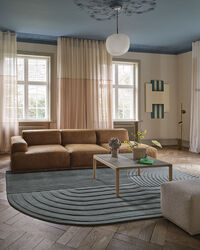 Connect Soft Modulär 3-sitssoffa Med Öppen Högersida Grace Leather Cognac