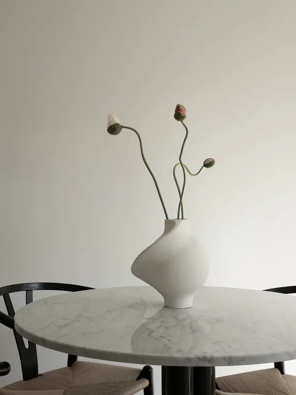 Pirout 02 Vase 42 cm Raw White