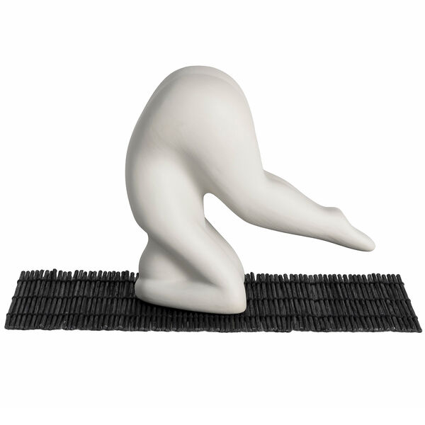 Yoga Veistos no 1 Vaaleanharmaa