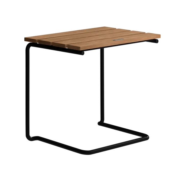 Fotskammel A3 Ubehandlet Teak / Sort