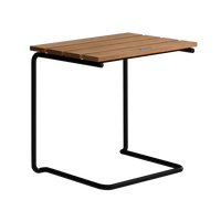 Fotskammel A3 Ubehandlet Teak / Sort