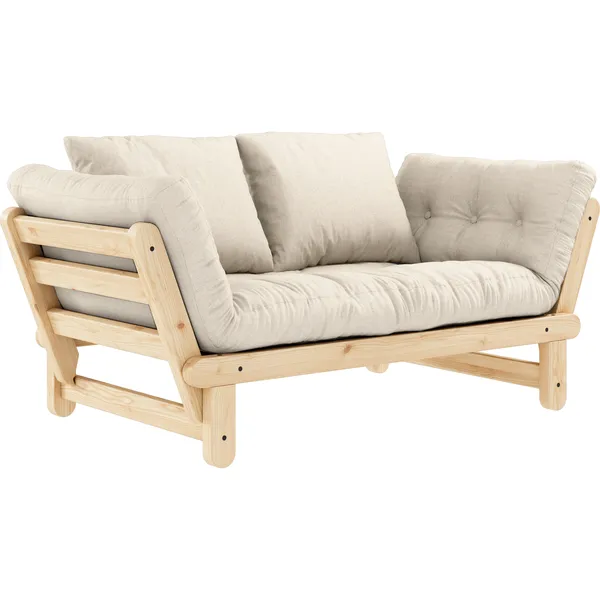Beat Soffa Med Madrass Lackerad / Linen