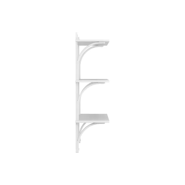 Levi Vegghylle 90 cm Medium Aluminium / White Stained Ask