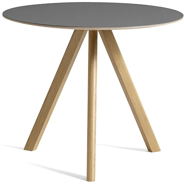 CPH 20 2.0 Bord Ø90 cm Vannbasert lakkert Eik / Grå