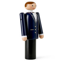Groom Trefigur Svart/Svart / Hvit