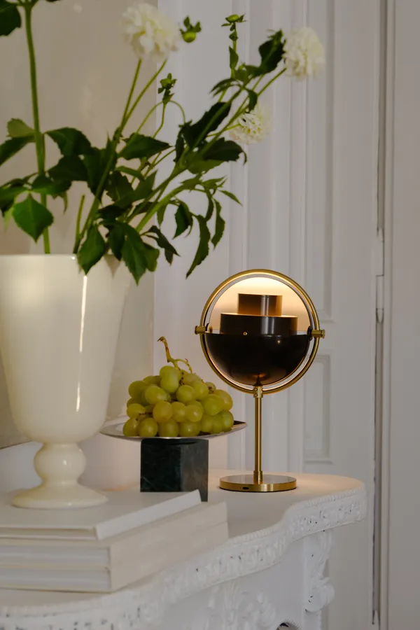 Multi-Lite Bordslampa Portabel Mässing / Mocha Brown