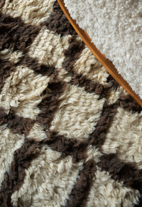 Evelina Kroon Uldgulvtæppe Chestnut 300x400 cm