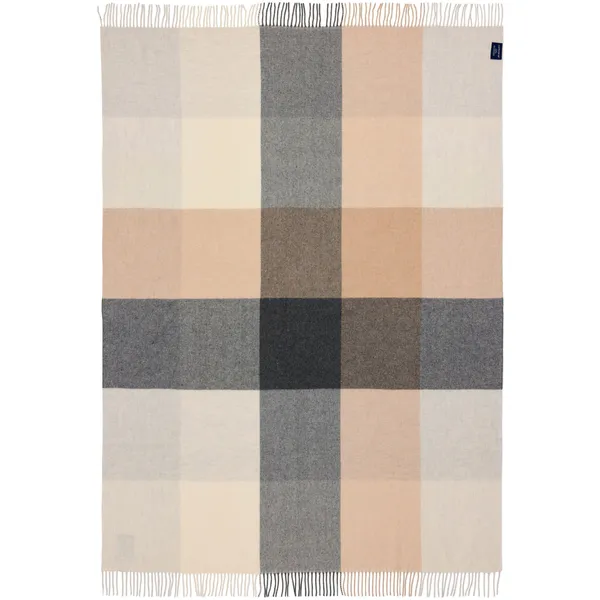 Checked Recycled Wool Huopa 130x170 cm