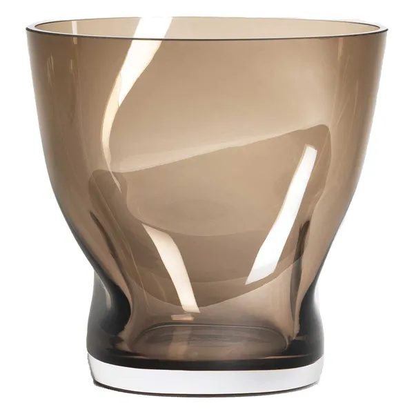 Squeeze Tulipanvase 18 cm Røgbrun