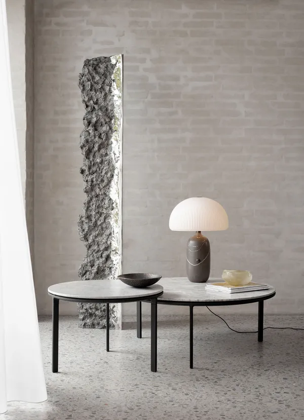 423 Salongbord 60 cm Sky Grey Marmor