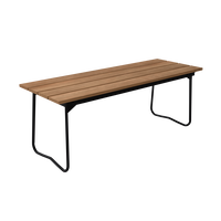Penkki 8 110 cm Teak / Musta Teräs