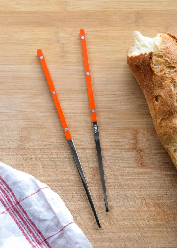 Bistrot Solid Spisepinde 2-pak Orange