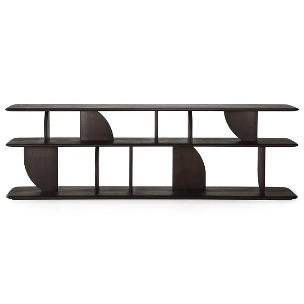 Geometric Bokhylle Lav Eik
